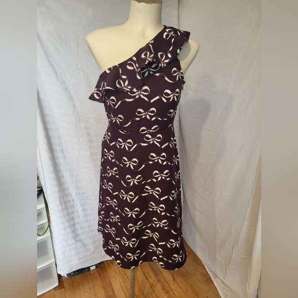 Banana Republic Patterned Dress, Size 2 Petite - Picture 3 of 6